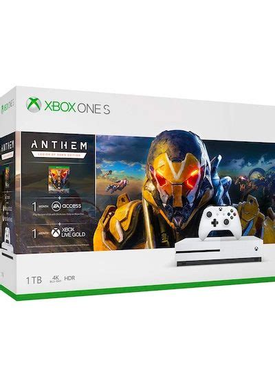 Microsoft Xbox One S 1TB Console Anthem Bundle