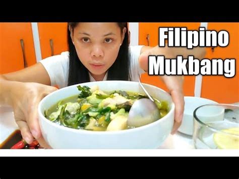 Tinolang Manok Mukbang Filipino Food Youtube