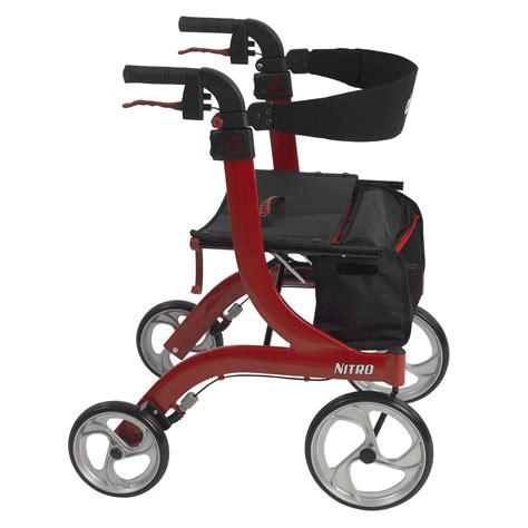 Nitro Euro Style Tall Walker Rollator 10 Casters Csa Medical Supply