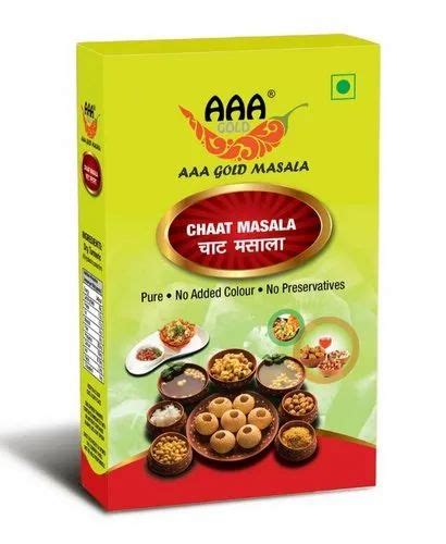 Chat Masala Packaging Size G Packaging Type Box Rs Packet