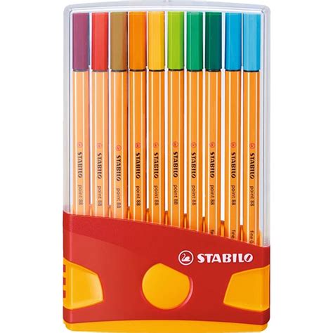 STABILO Fineliner Point 88 ColorParade Lot De 20 Suitup Art Supplies