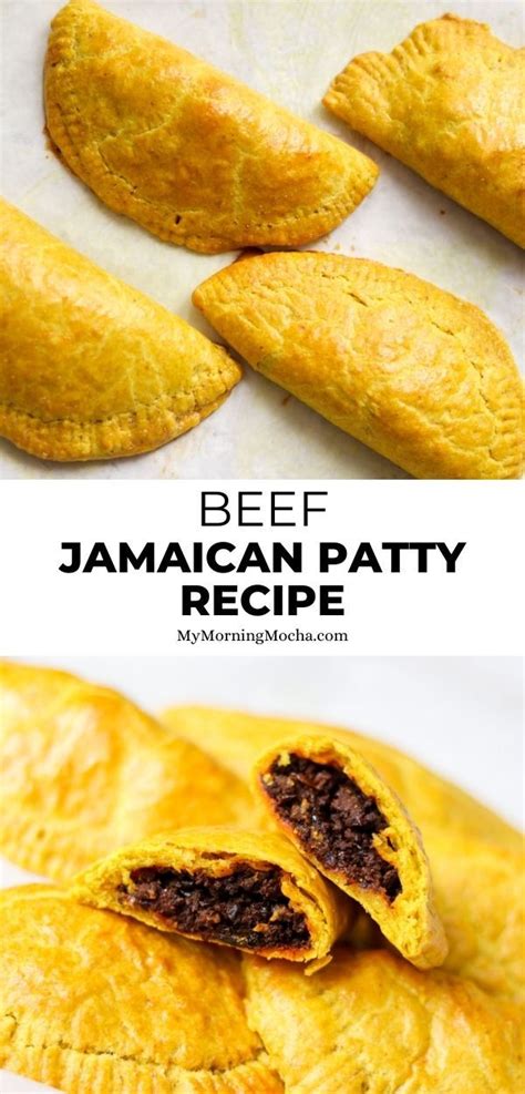 Authentic Jamaican Patty Recipe Flaky Beef Patties Recipe Recipes