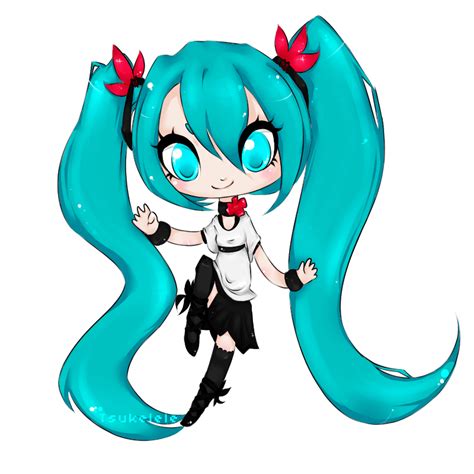 Chibi Miku By Tsukelele On Deviantart