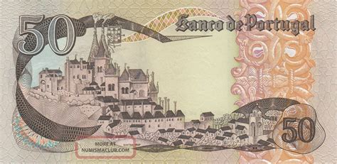 Portugal 50 Escudos 28 5 1968 Banknote Unc Pick 174a