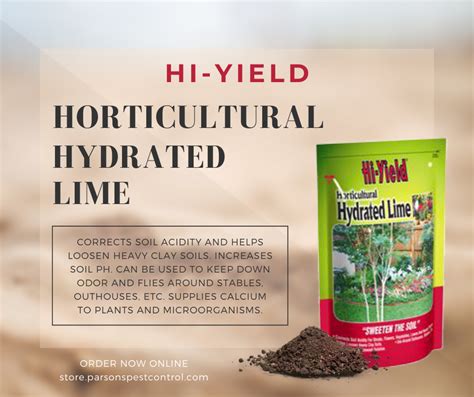 Horticultural Hydrated Lime | Clay soil, Soil ph, Lime