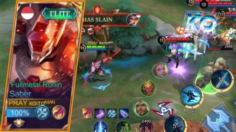 CARA BERMAIN SABER JUNGLER HEHE Meporia Mobile Legends YouTube