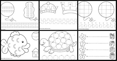 Fichas De Grafomotricidad Diferentes Niveles Portada Imagenes Educativas