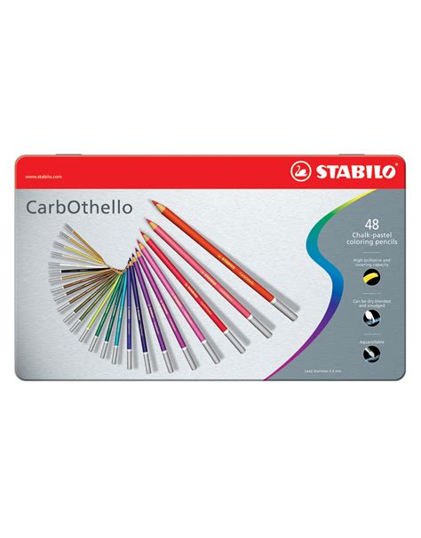 Stabilo Carbothello Pastel Pencil Set Of 48 The Art Storecommercial