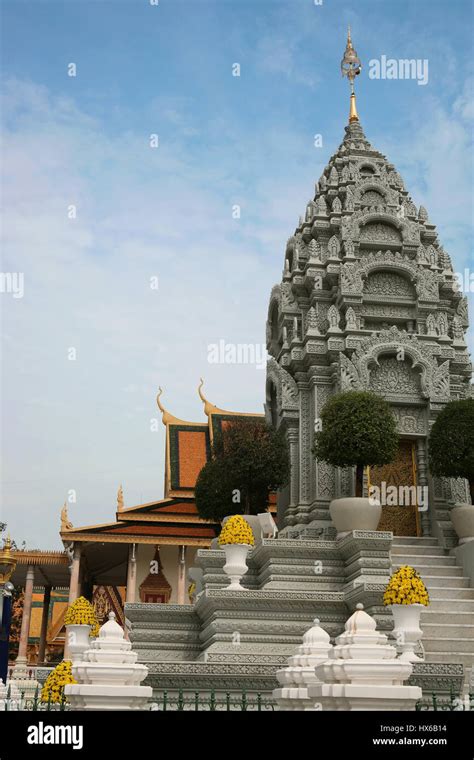 Stupa Of Princess Kantha Bopha With The Wat Preah Keo Morokat Beyond