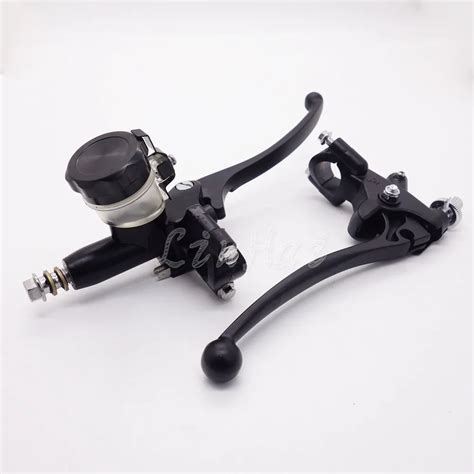 Motorcycle Mm Black Handlebar Brake Master Cylinder Clutch Lever