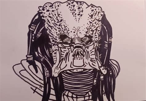 Predator Ink Art By Hellraiser209783 On Deviantart