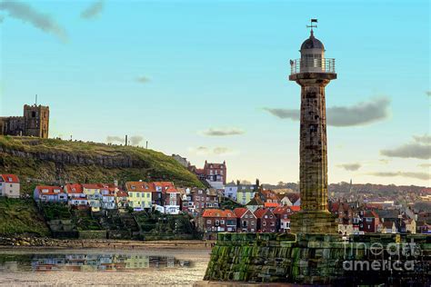 Whitby Harbour Lighthouse Photograph by Alison Chambers - Fine Art America