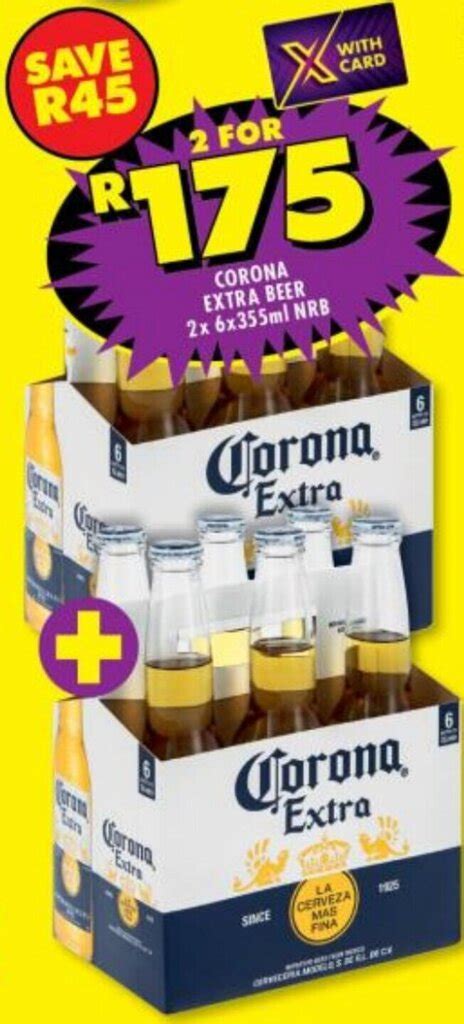 Corona Extra Beer 2 X 6 X 355ml Offer At Shoprite Liquor