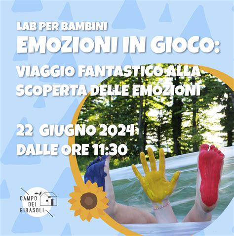 Laboratorio EMOZIONI IN GIOCO Viaggio Fantastico Alla Scoperta Delle