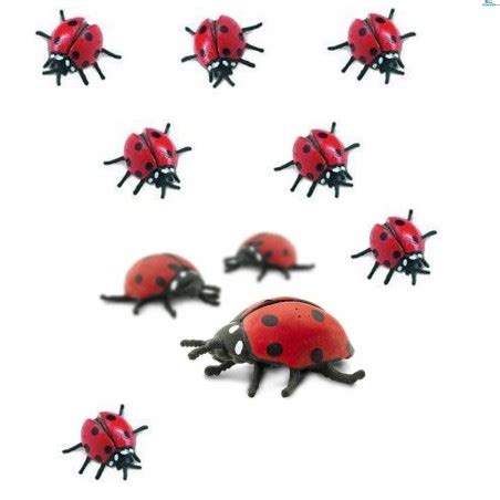mini ladybugs ladybug  pieces good luck mini figurines  cm
