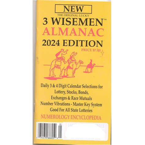 Three Wise Men Dream Book Almanac