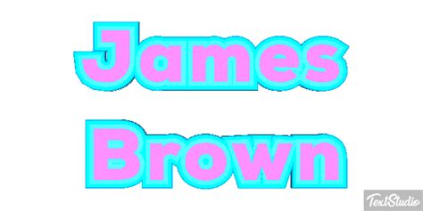 James Brown Celebrity Animated  Logo Designs