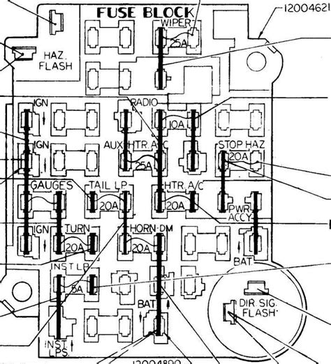 82 Chevy Truck Fuse Box Diagram 1984 Chevy K10 Fuse Box Diag