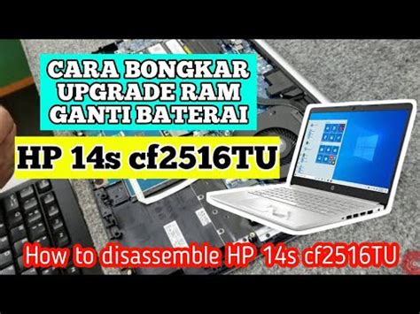 Cara Bongkar Laptop Hp S Cf Tu Hp S Cf Tu Upgrade Ram Hp