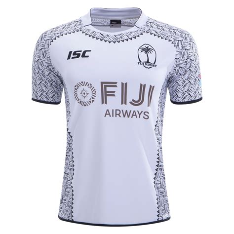 Isc Fiji Rugby Sevens Home Jersey 201819 White Esite Wrs