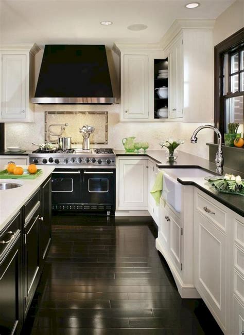 12 Stunning Kitchens White Cabinets And Black Countertops