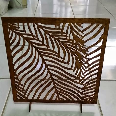 Cnc Designs Coconut Palm Leaves Frame