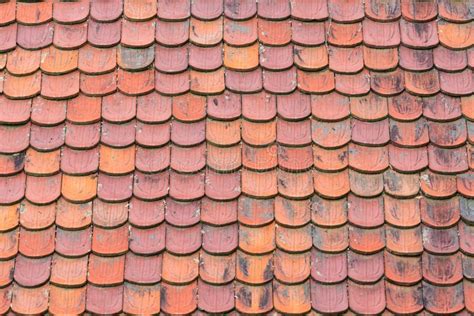 Terracotta Clay Roof Tiles stock photo. Image of shingles - 118806568