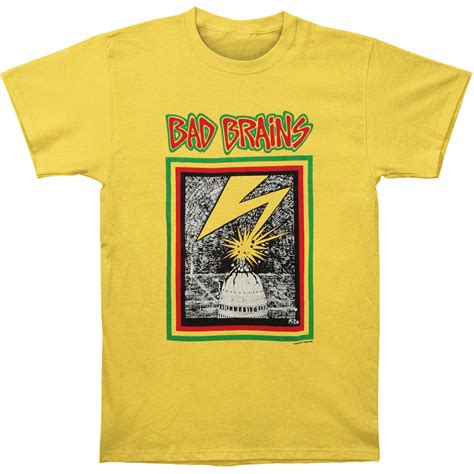 Bad Brains - Bad Brains Men's Capitol T-shirt Yellow - Walmart.com ...