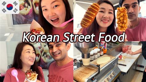 Korean Street Food Challenge Youtube