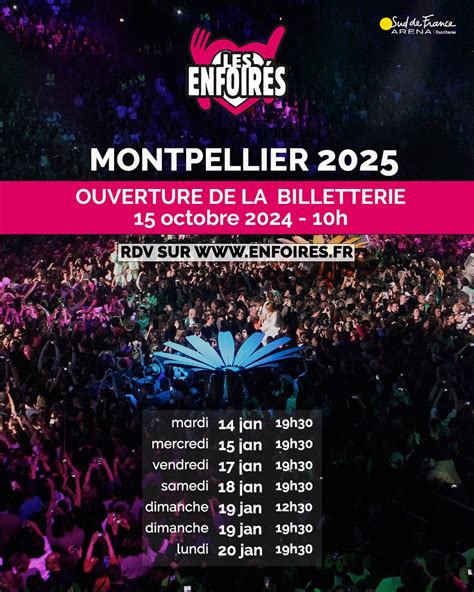 Mise en vente Enfoirés 2025 Les Enfoirés