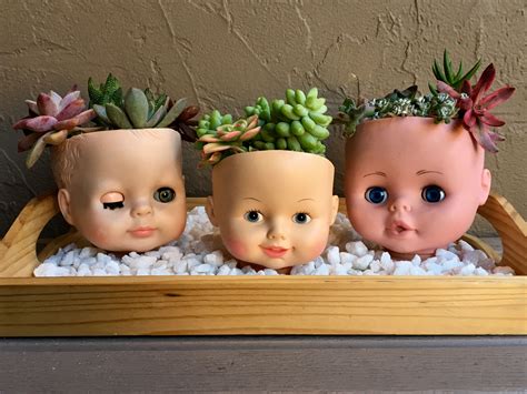 Doll Head Planter at Grant Wong blog