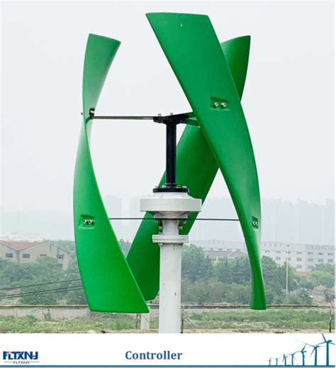 Fltxny 400w 600w Vertical Wind Turbine Magnetic Levitation 12v 24v 48v 300rpm Household No Noise