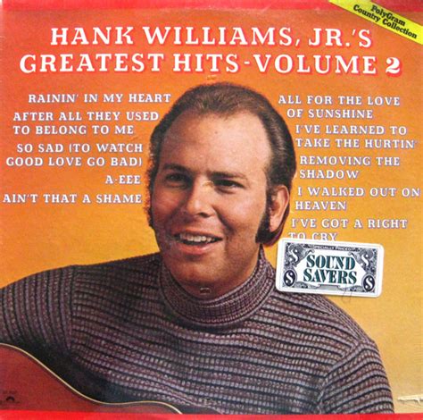 Hank Williams Jr Hank Williams Jr S Greatest Hits Vinyl Records Lp Cd On Cdandlp