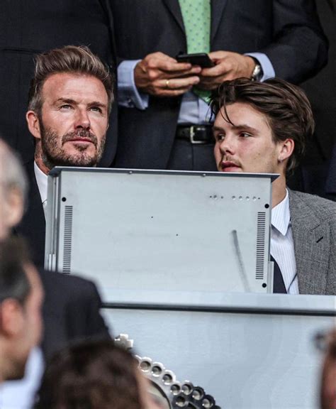 Cruz Beckham and David Beckham | David beckham family, David and ...