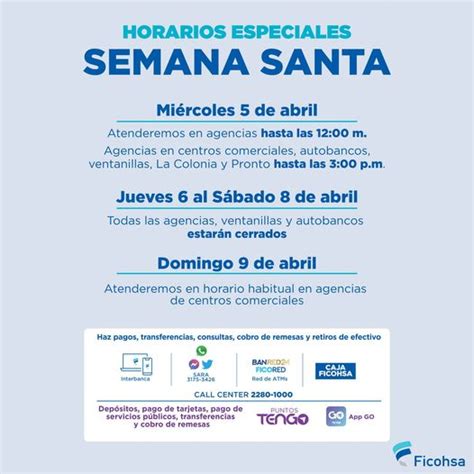 En Estos Horarios Atender N Los Bancos Durante Semana Santa