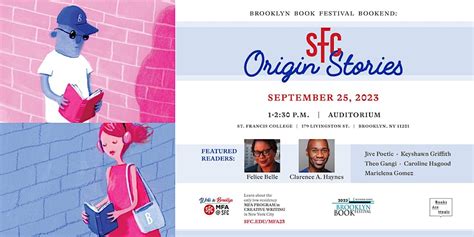 Brooklyn Book Festival Sfc Origin Stories Etruscan Press