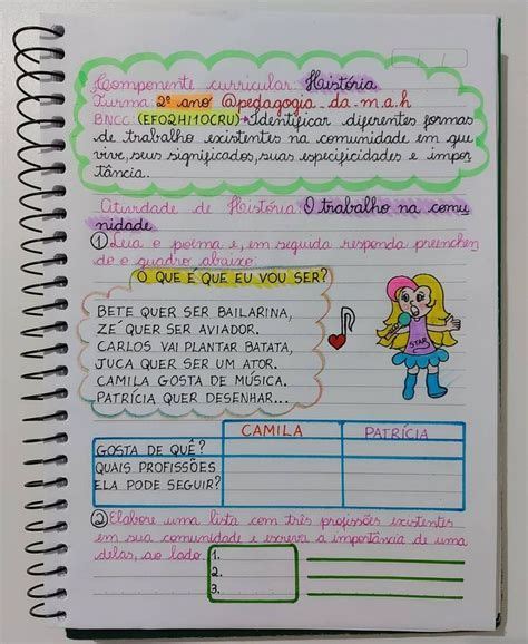 Pedagogia Da M A H No Instagram Atividade Complementar Education