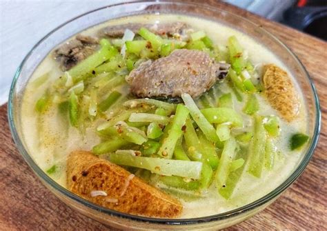 Resep Labu Siam Kuah Santan Tahu Jangan Ndeso Oleh Gita Pertiwi Cookpad