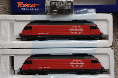 Roco H0 62398 SBB Re 460 Lok Set Rot GS Analog Wie Neu Kaufen Auf