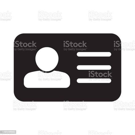 Id Card Icon Id Card Badge Icon Identification Card Drivers License