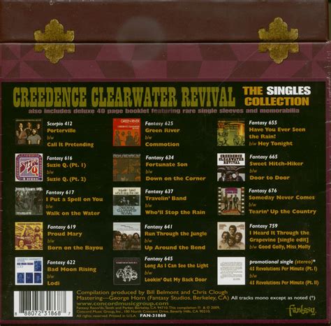 Creedence Clearwater Revival 7inch The Singles Collection 15x7inch