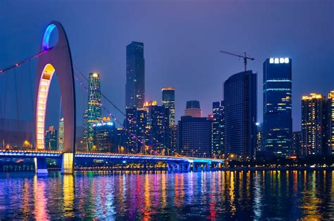 Premium Photo | Guangzhou skyline. guangzhou, china