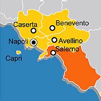 Salerno Map - Italy