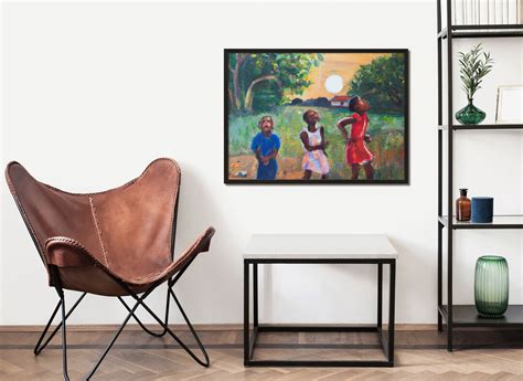 African American Kids Art Black Children Digital Art - Etsy