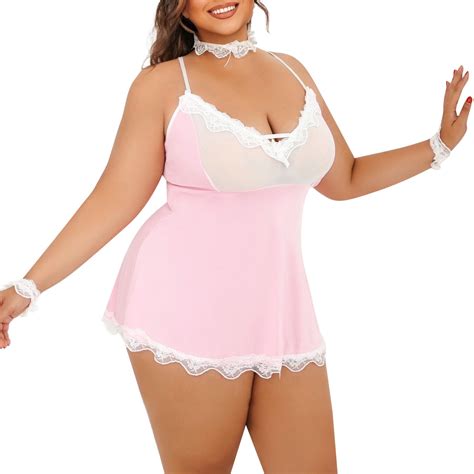 Ytianh Lingerie For Women Sexy Plus Size Womens Plus Size Lingerie Lace