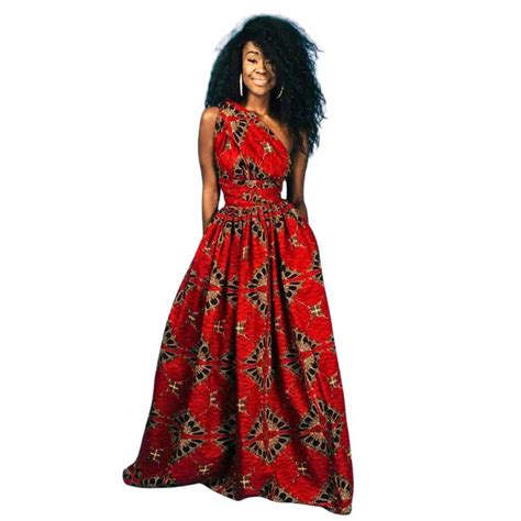 Vestidos Afro Longo Roupas Africanas Moda Africana Vestido