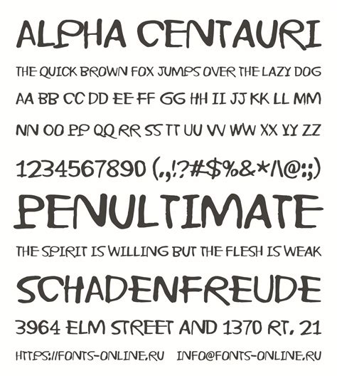 Alpha Centauri font