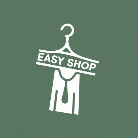 Logo Design For Easy Shop Enterprises Elegant Hanger And Wardrobe