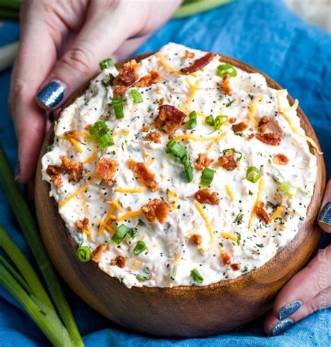 Creamy Bacon Cheese Dip No Bake The Chunky Chef