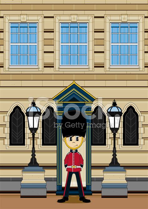 Queens Guard At Palace Gate Stock Photo Royalty Free Freeimages